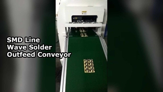 Dip-Line-Montagemaschine, PCB-Bandförderer, Wellenlöt-Auslaufförderer