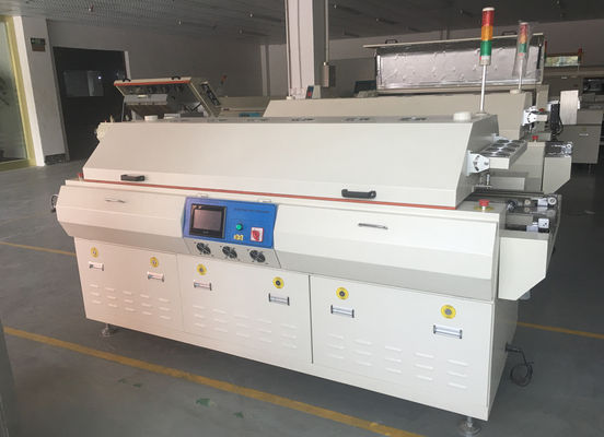 Automatischer kleiner SMT 4-Zonen-Rückflussofen mit Touchscreen-PLC-Steuerung