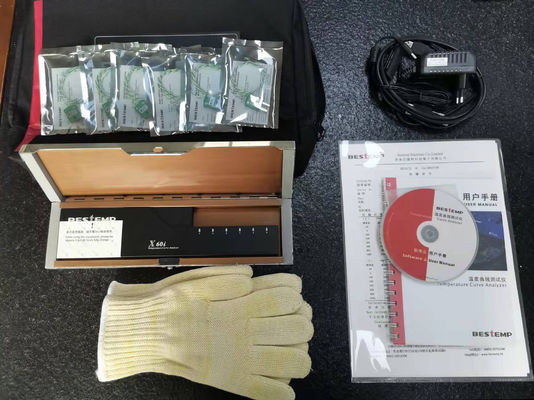 Bestemp Thermocouple SMT-Wärmeprofiler für Rückflussöfen 6 Kanäle