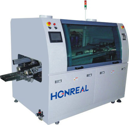 Kleine Doppelwellen-SMT-Wellen-Lötmaschine für die THT-PCB-Zusammenstellungslinie