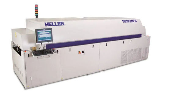 Verwendet Heller 1809 MK5 SMT Rückflussofen Mark V-Serie Rückflusslöschmaschine