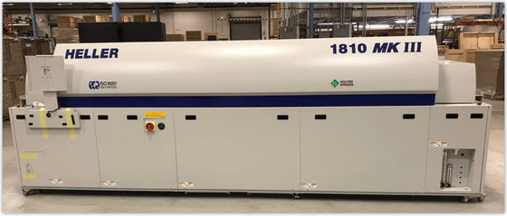 Heller 1810 MK5 10 Zone SMT Rückflussofen für bleifreies Löten von PCBs 2" 22" 5 56 cm Breite