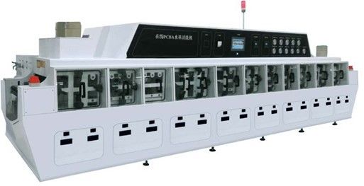Online-Touchscreen-Steuerung Sprühen PCBA Reinigungsmaschine L5860mm