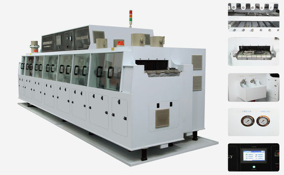 SUS316 Mesh Belt SMT Reinigungsmaschine L5860mm*W1650mm*H1650mm Für DI Vorspülung