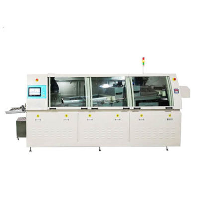 Automatische Wellenlöfmaschine mit doppelter Welle mit verstellbarer Fördergeschwindigkeit 0-1800 mm/min