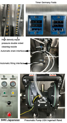 Automatische Schablonen-SMT-Reinigungsmaschine Offline Pneumatische 40L Volumen