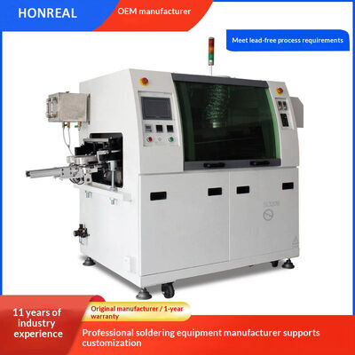 Automatische Mini-Durchgangsloch-Wellenlötanlage für Leiterplatten, bleifreie Wellenlötanlage